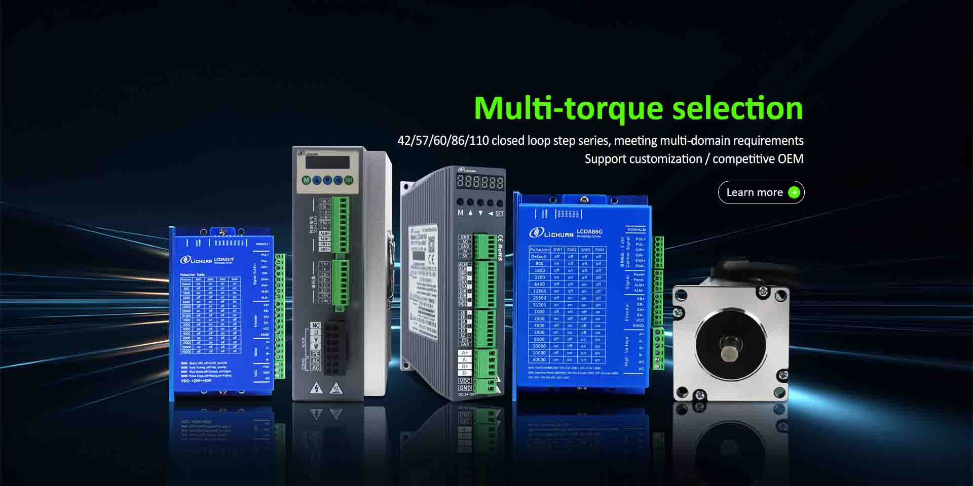 Çin Kapalı Döngü Açık Döngü Step Motor Sürücü Fabrikası